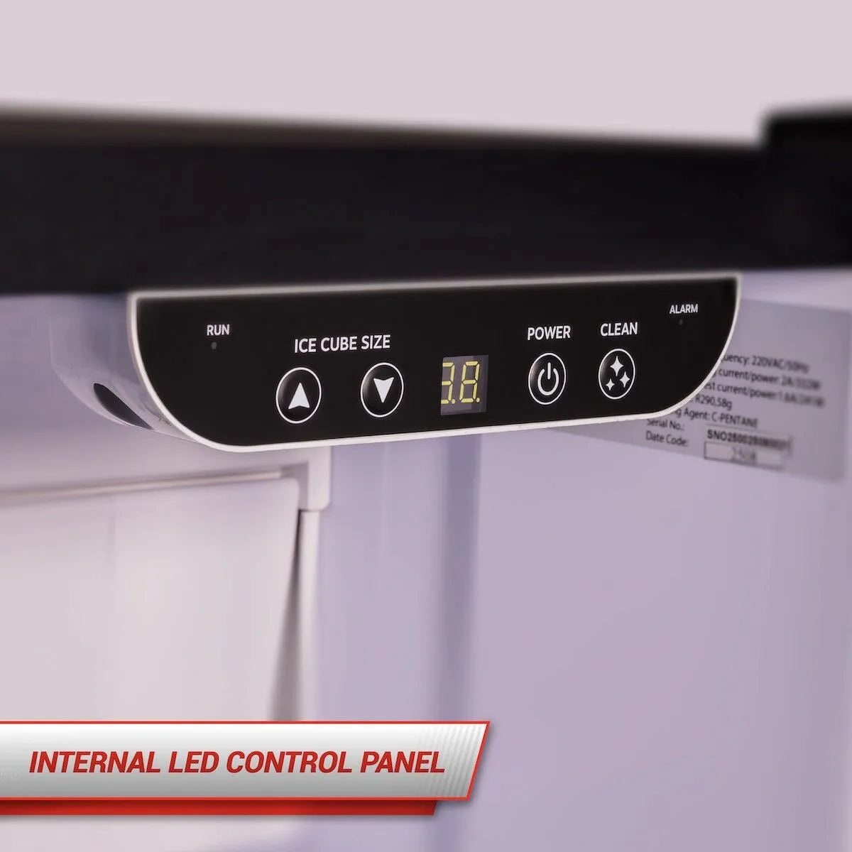 SnoMaster 30kg Plumbed-In Bullet Type Ice Maker - SMIC-25