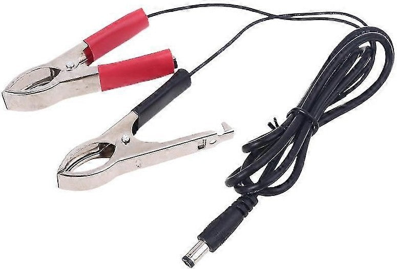 Solarix Cable DC Male To Battery Clamps