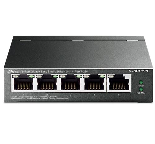 TP-Link TL-SG105PE 5-Port Gigabit Easy Smart Switch