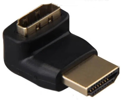 UniQue HDMI Male To Female 90 Degree Adaptor
