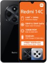 Xiaomi Redmi 14C Smartphone: 4GB RAM, 128GB Storage, 50MP Camera, 120Hz Display, Midnight Black - Free 10000mAh Power Bank