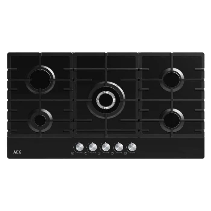AEG 90cm Glass Finish Gas Hob - AEGZA90BIH1