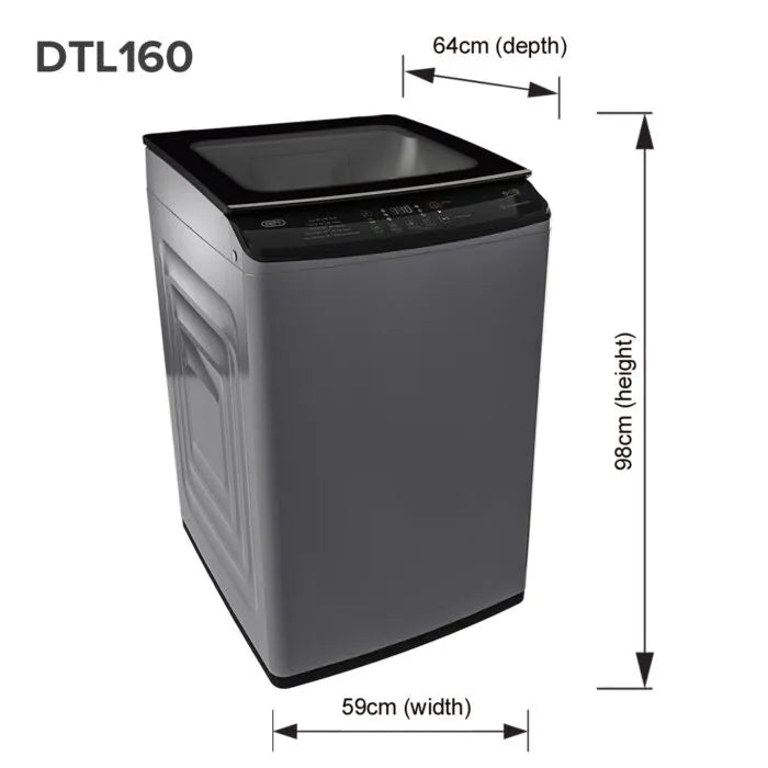 Defy 14Kg Top Loader Washing Machine - DTL160