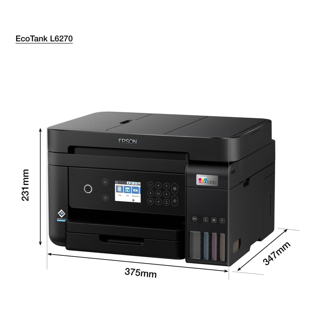Epson Ecotank L6370 A4 Colour Multifunctional Inkjet Printer C11CL43405
