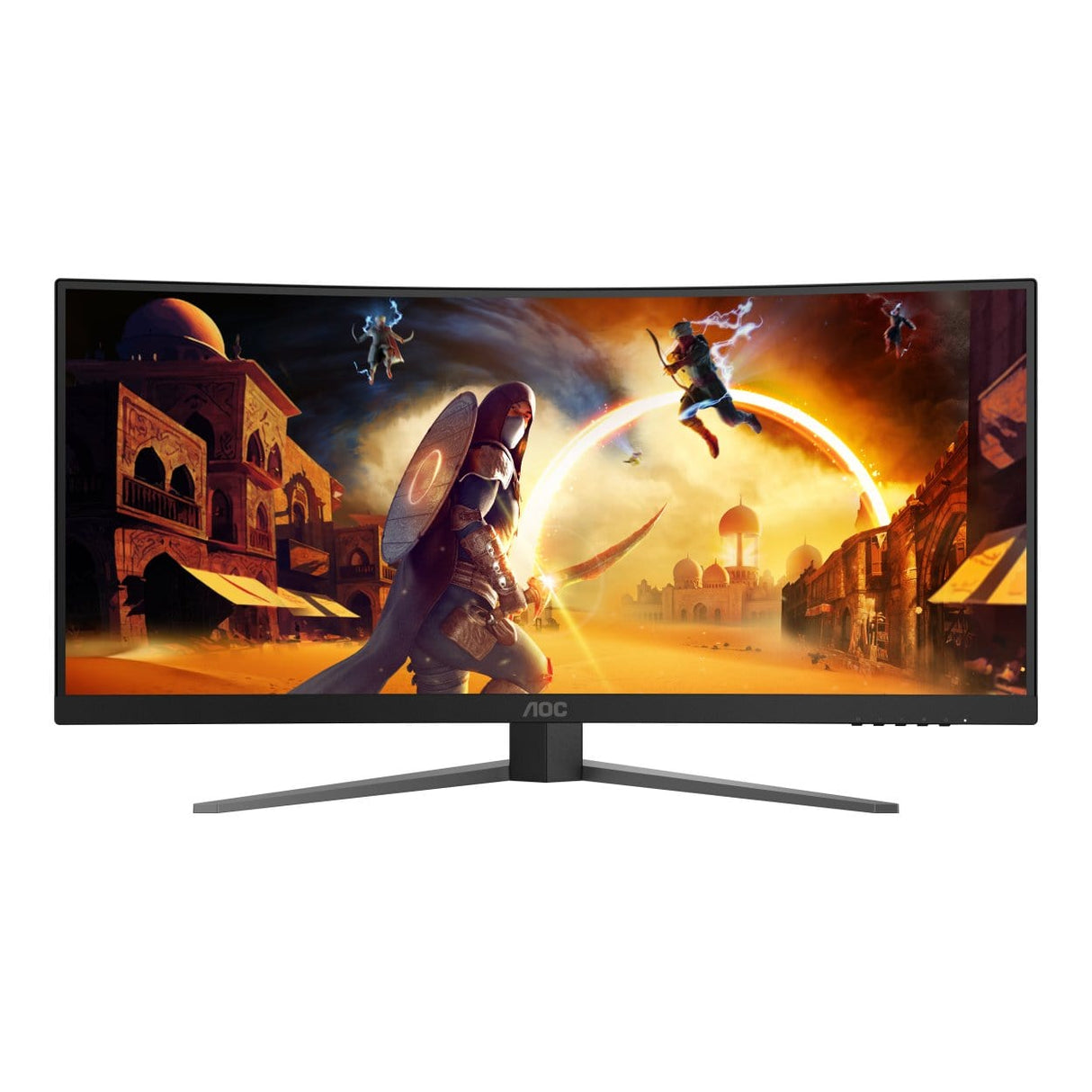 AOC CU34G4Z 34-inch 3440 x 1440p WQHD 21:9 240Hz 0.3ms LED VA Curved Gaming Monitor