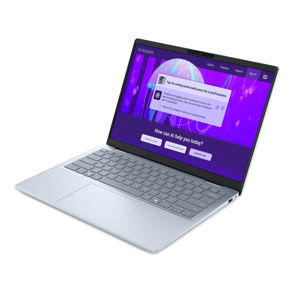 Dell 14 Plus 14-inch 2.5K AI Laptop - Intel Core Ultra 7 258V 1TB SSD 32GB RAM Win 11 Home