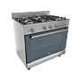 Defy 90cm Inox Full Gas Stove - DGS90G