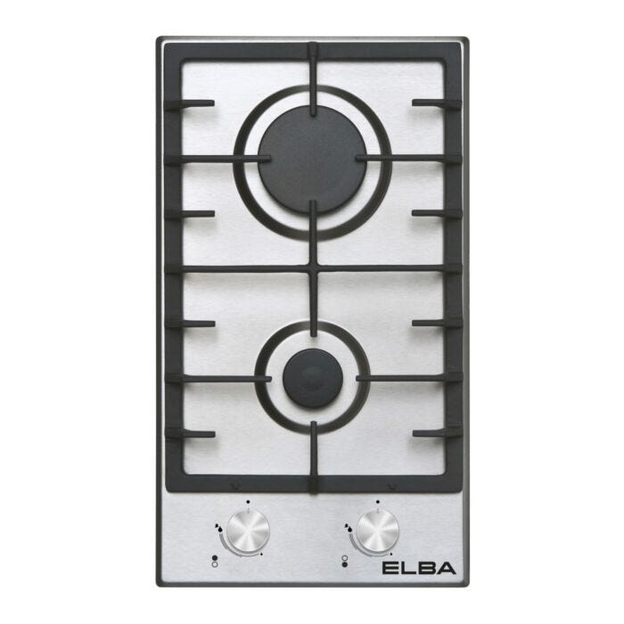 Elba 30cm Stainless Steel Domino Gas Hob - T30-200X