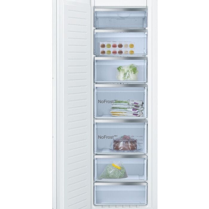 Bosch 211L Silver Fully Integrated Freezer Series 6 - GIN81AEFOU