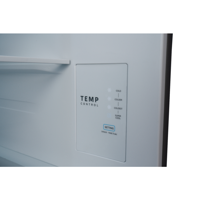 Midea 387L Silver Bottom Mount Freezer Fridge - HD-527RWEN