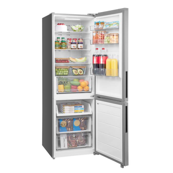 Midea 387L Silver Bottom Mount Freezer Fridge - HD-527RWEN