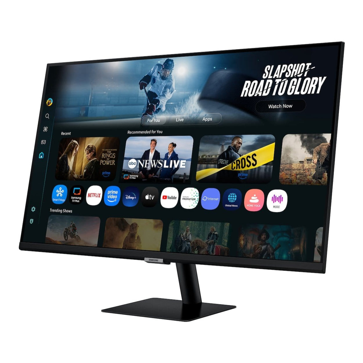 Samsung M7 M70F 32-inch 3840 x 2160p 4K UHD 16:9 60Hz 4ms LED VA AI Smart Monitor LS32FM700UAXXA