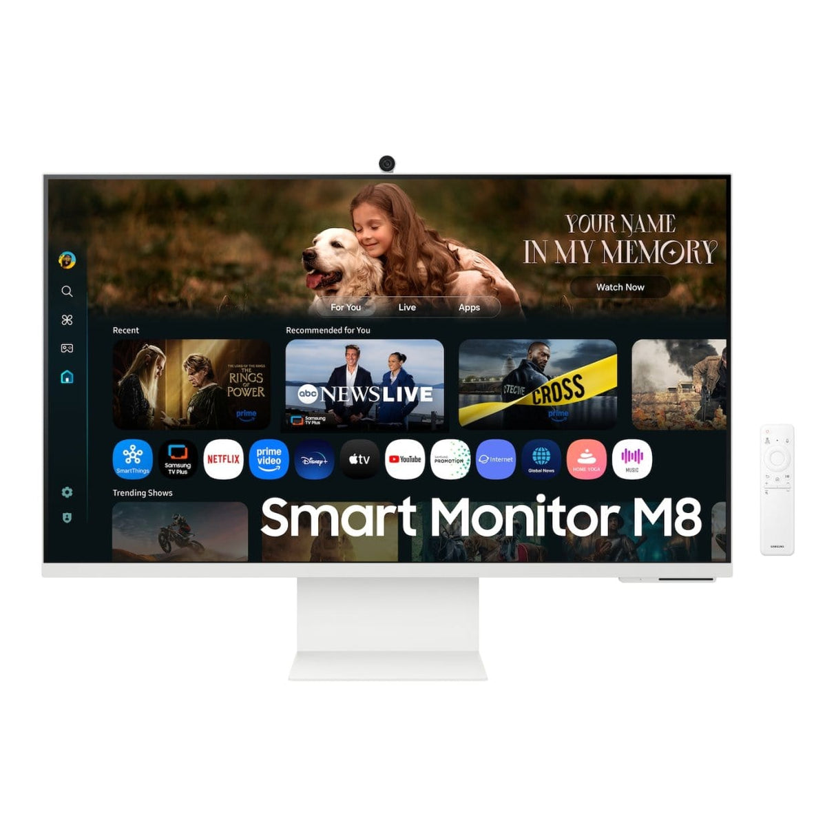 Samsung M8 M80F 32-inch 3840 x 2160p 4K UHD 16:9 60Hz 4ms LED VA AI Smart Monitor LS32FM801UAXXA