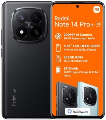 Xiaomi Note 14 Pro+5G (Midnight Black, 256 GB) (8 GB RAM)