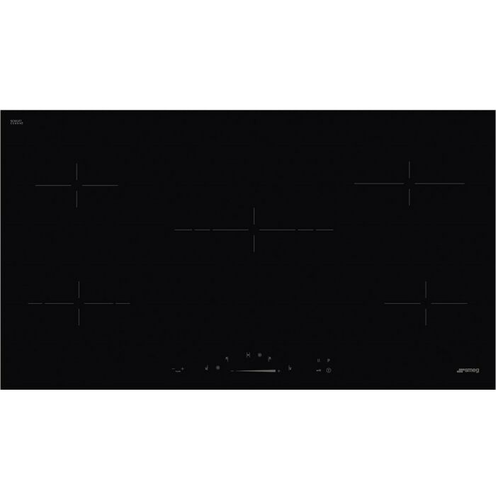 Smeg 90cm Black Ceramic Electric Hob - SE495ETD