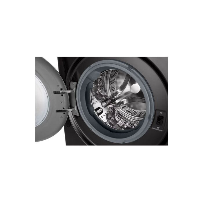 LG 13kg Platinum Black Front Loader Washing Machine - F4Y9LWP2ZB