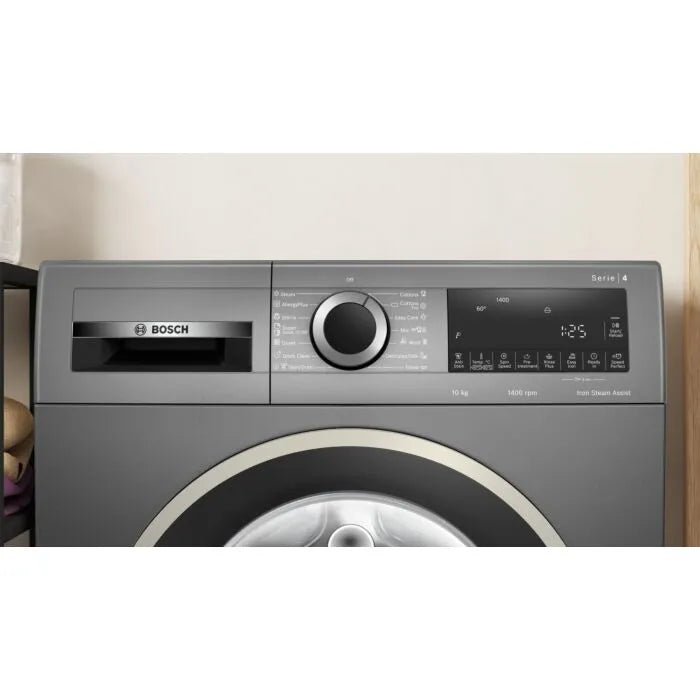 Bosch 10kg Silver Inox 1400RPM Front Loader Washing Machine - WGA254ZRZA