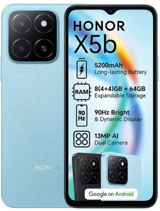 Honor X5b 4G Dual Sim 64GB (Blue, 64 GB)