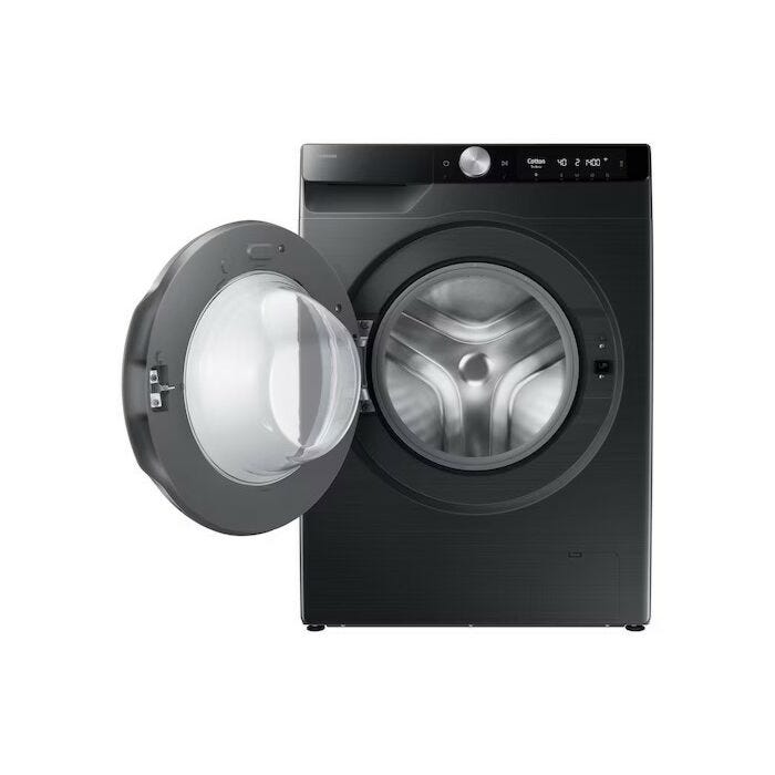 Samsung 9kg Black Front Loader With AI Ecobubble Washing Machine - WW90DG6U94LBFA