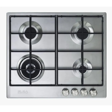 Elba 60cm Stainless Steel 4 Burner Gas Hob - 02-ELIO65-445L