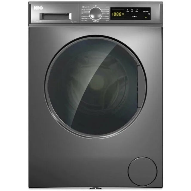 KIC 8kg Dark Grey Front Loader Washing Machine - KFL 812 GR
