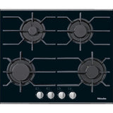 Miele 626mm Black Stainless Steel Gas Hob - KM3010 G