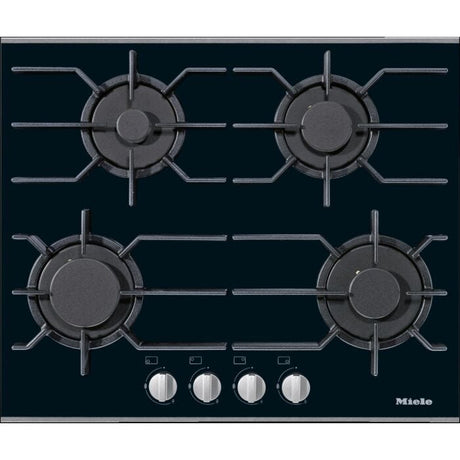 Miele 626mm Black Stainless Steel Gas Hob - KM3010 G