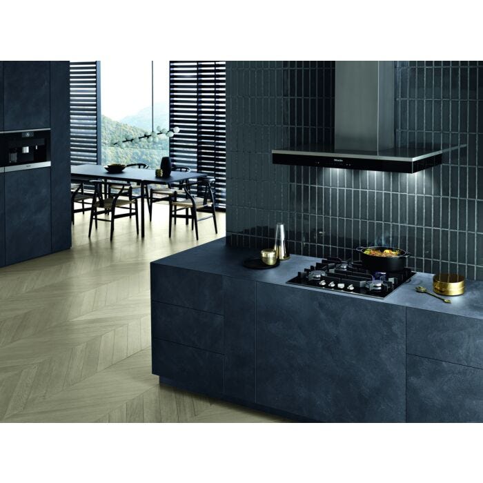 Miele 626mm Black Stainless Steel Gas Hob - KM3010 G
