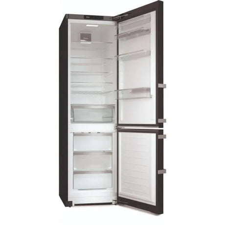 Miele Black Steel Combi Fridge - KFN4795DDBLK
