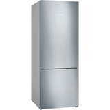 Siemens 186 x 70cm Stainless Steel iQ300 Combi Bottom Freezer Freestanding Fridge-Freezer - KG55NVIE0N