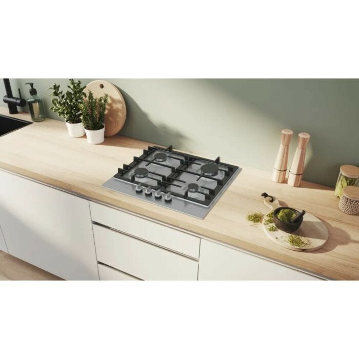 Bosch 60cm Stainless Steel Series 6 Gas Hob - PCP6A5I90Z