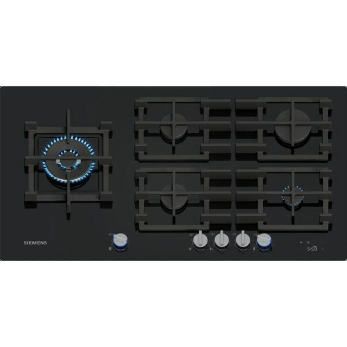 Siemens 90cm Black Gas Hob - ER9A6SH40Z