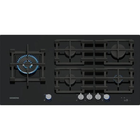 Siemens 90cm Black Gas Hob - ER9A6SH40Z