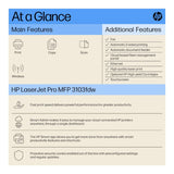 HP LaserJet Pro MFP 3103fdw A4 Multifunction Laser Office Printer 3G632A