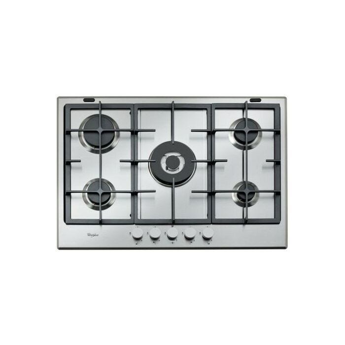 Whirlpool 75cm Stainless Steel Gas Hob - GMA7522IX
