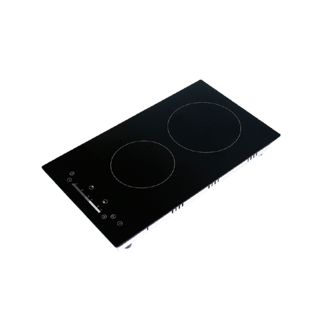 ELBA 30cm 2 Place Black Ceran Hob - 02/LT2-07