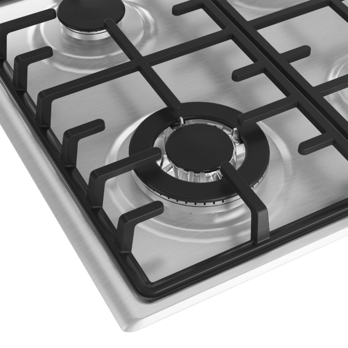 Defy Slimline Gas Hob Side Control (Stainless Steel) - DHG602