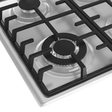 Defy Slimline Gas Hob Side Control (Stainless Steel) - DHG602