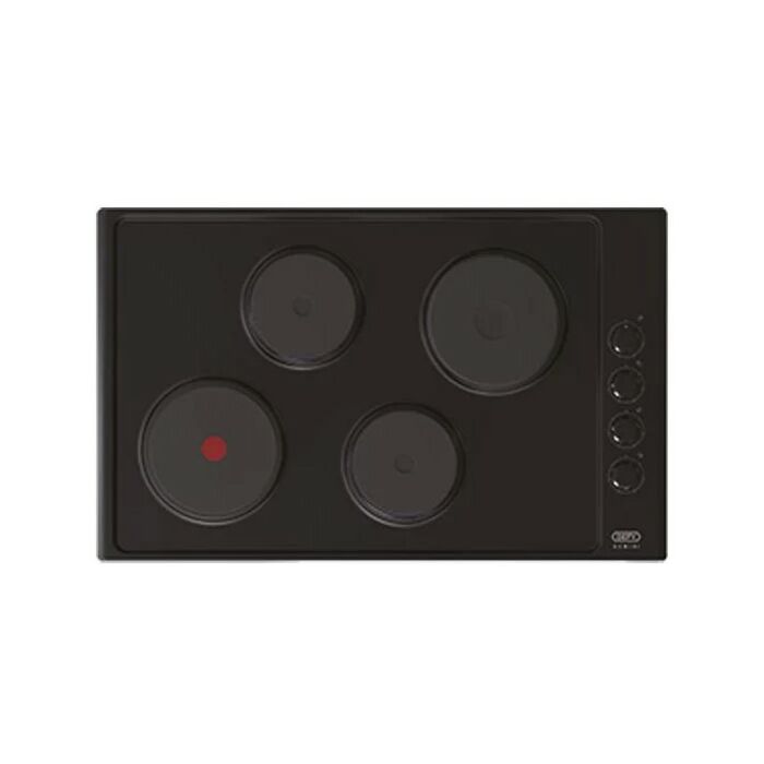 Defy 90cm Black Gemini Solid Hob - DHD416