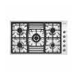 Smeg 90cm Stainless Steel Ultra Low Profile Gas Hob - PGF95SA