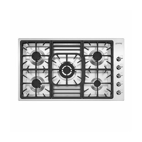 Smeg 90cm Stainless Steel Ultra Low Profile Gas Hob - PGF95SA