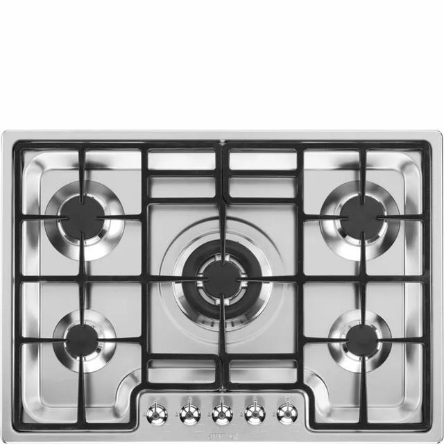 Smeg 70cm Ultra Low Profile Gas Hob- PGF75SA