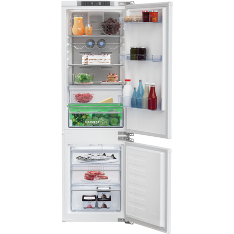 Beko 54cm White Integrated Combi Fridge Freezer - BCNA275E4FN