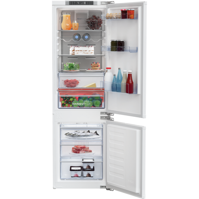Beko 54cm White Integrated Combi Fridge Freezer - BCNA275E4FN
