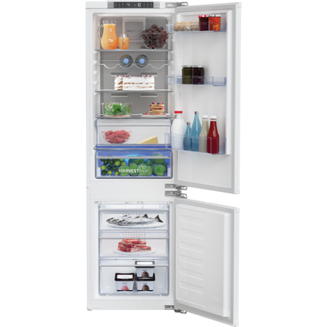 Beko 54cm White Integrated Combi Fridge Freezer - BCNA275E4FN