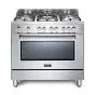 Elba 90cm Full Gas Stainless Cooker - 01/9S4EX988NN