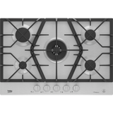 Beko 75cm Gas Hob Stainless Steel Inox - HIAW75226SXE