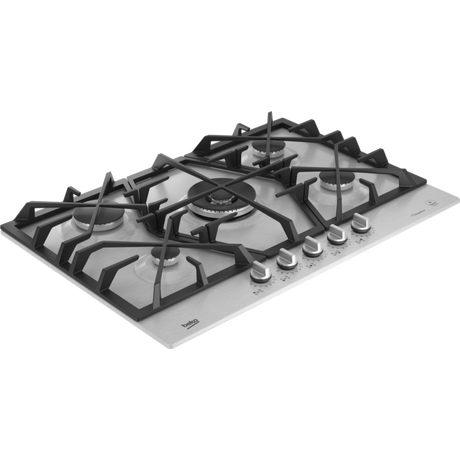 Beko 75cm Gas Hob Stainless Steel Inox - HIAW75226SXE