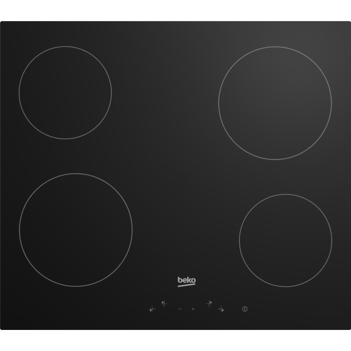 Beko 60cm Black Vitoceramic Hob - HIC64401