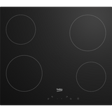 Beko 60cm Black Vitoceramic Hob - HIC64401